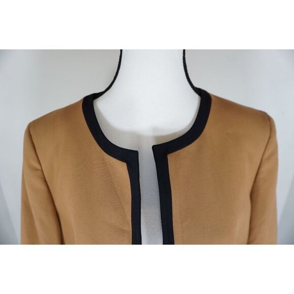 Nine West Women's Ponte Neck Jacket w/ Trimming Detail - Size 8 - Picture 8 of 16